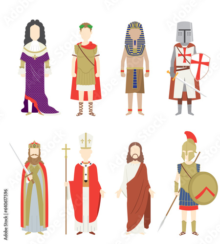 世界の歴史人物イラスト集〜ヨーロッパ世界