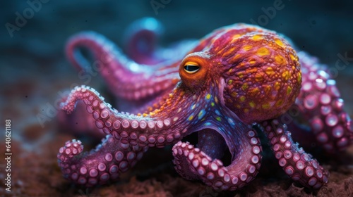 octopus on a coral