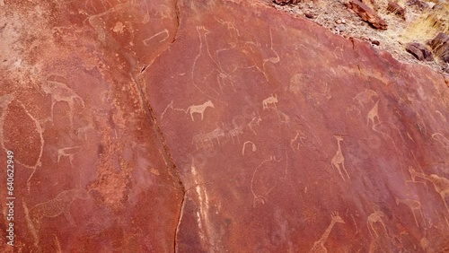 Twyfelfontein Cave rock art engravings