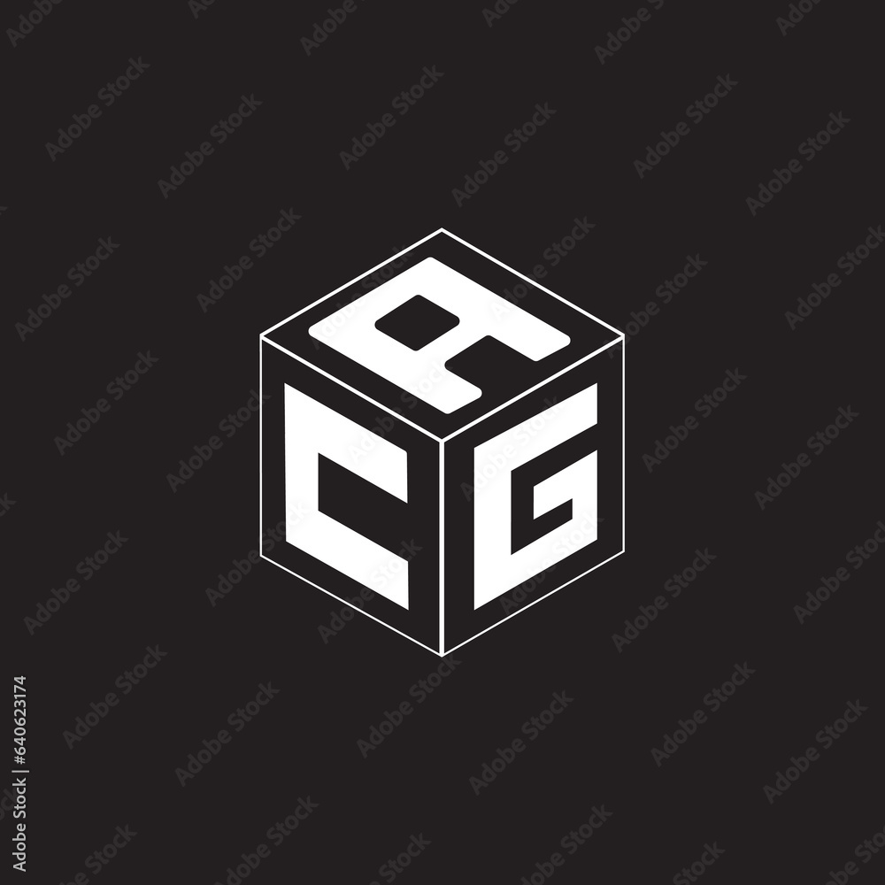 Obraz premium Cube letter logo design
