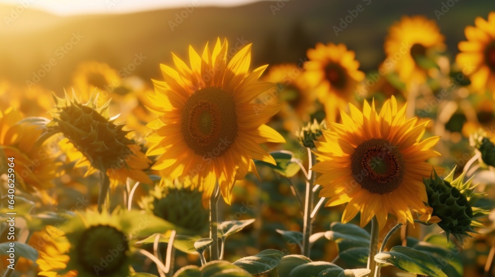 Obraz premium sunflower in the field