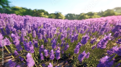 lavender field in region