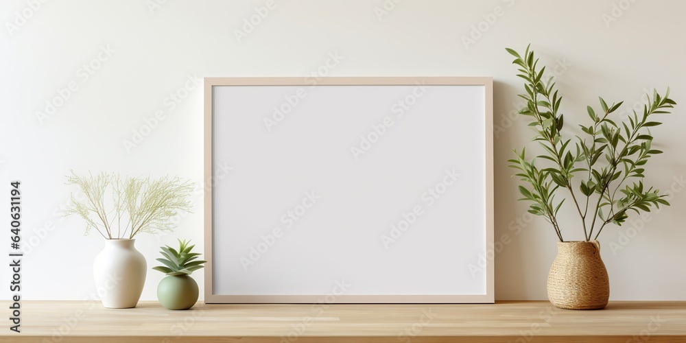 AI Generated. AI Generative. Cozy home mockup wall living room decoration frame background with plants and sofa. Can be used for graphic design or web design template AI Generated. AI Generative. Cozy home mockup wall living room decoration frame background with plants and sofa. Can be used for graphic design or web design template