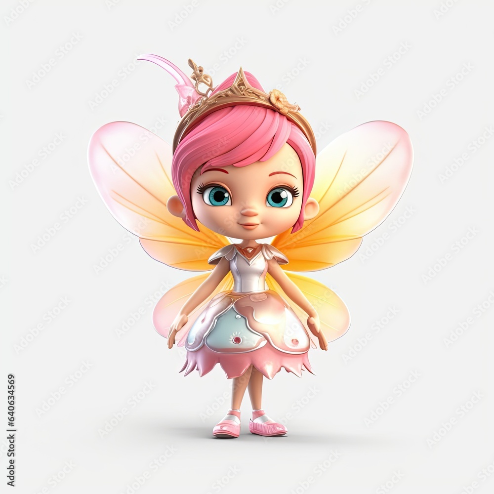 Stylized cute fairy