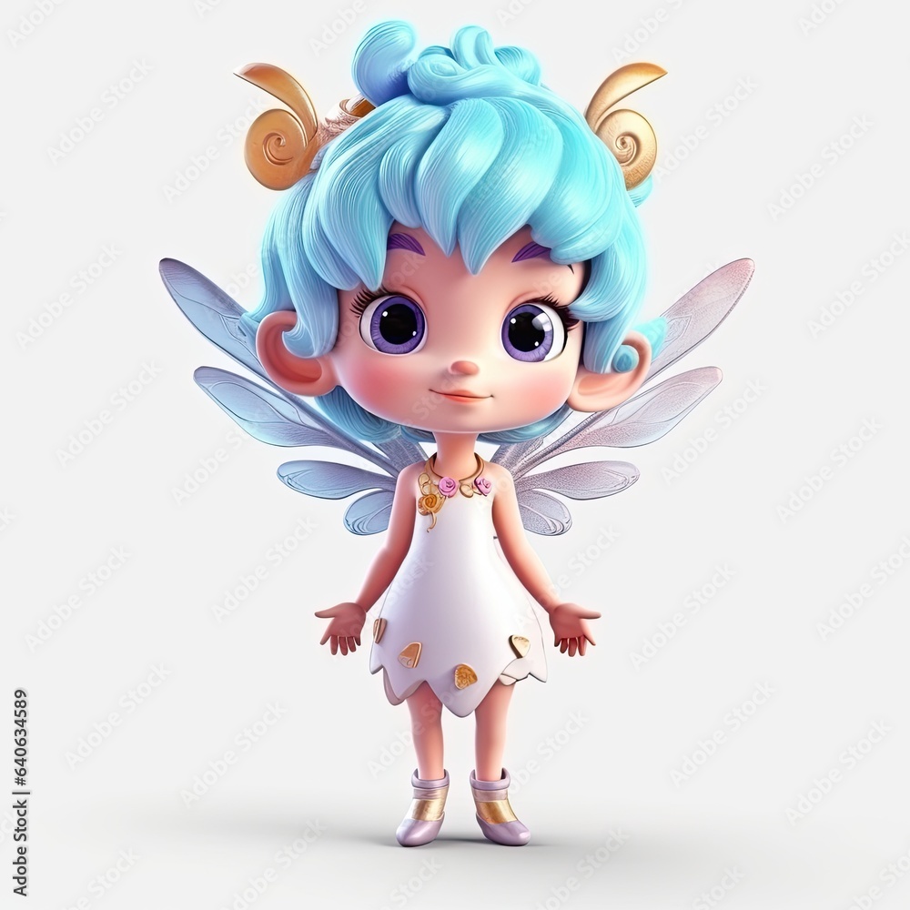 Stylized cute fairy