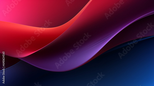 Red and blue abstract wave background