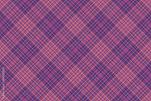 Check seamless tartan of textile fabric texture with a vector background pattern plaid.