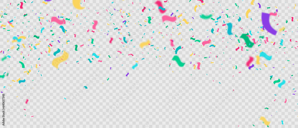 Vector confetti in PNG format. Golden confetti raining down from above. Confetti, streamers, and tinsel on a background of transparency. Perfect for holidays and birthdays. Vector confetti in PNG format. Golden confetti raining down from above. Confetti, streamers, and tinsel on a background of transparency. Perfect for holidays and birthdays.