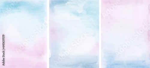 Colorful pastel drawing paper texture bright banner, print. Watercolor abstract wet hand drawn turquoise, pink blue color liquid dye card for greeting, poster, design, art wallpaper