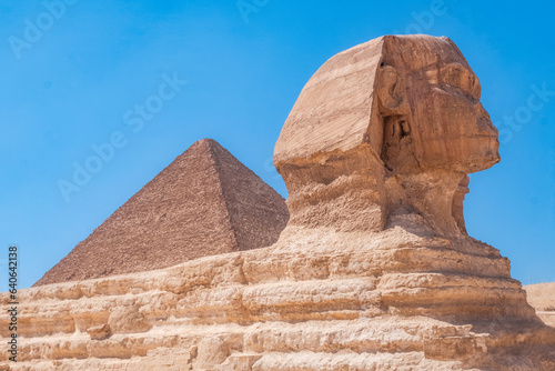 Egypt Summer Travel Egyptian Marvel  Sphinx Sculpture in Giza