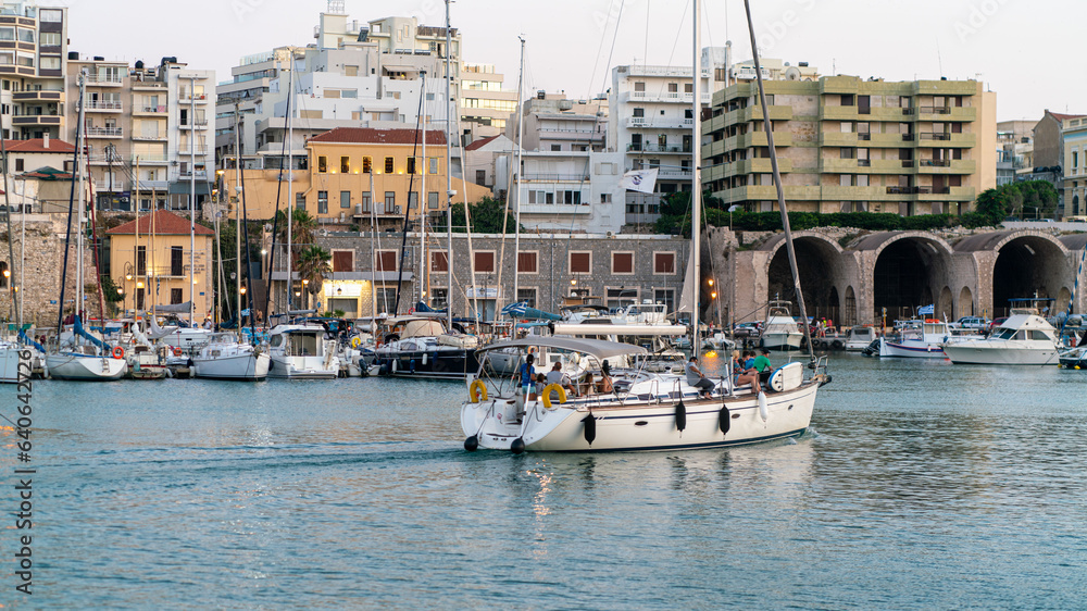 boats in the harbor