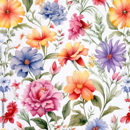 pattern with flowers © sakkarin
