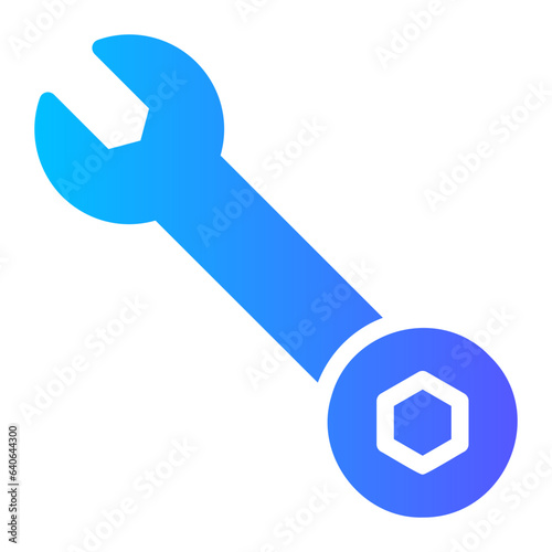 wrench gradient icon