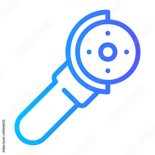 angle grinder gradient icon
