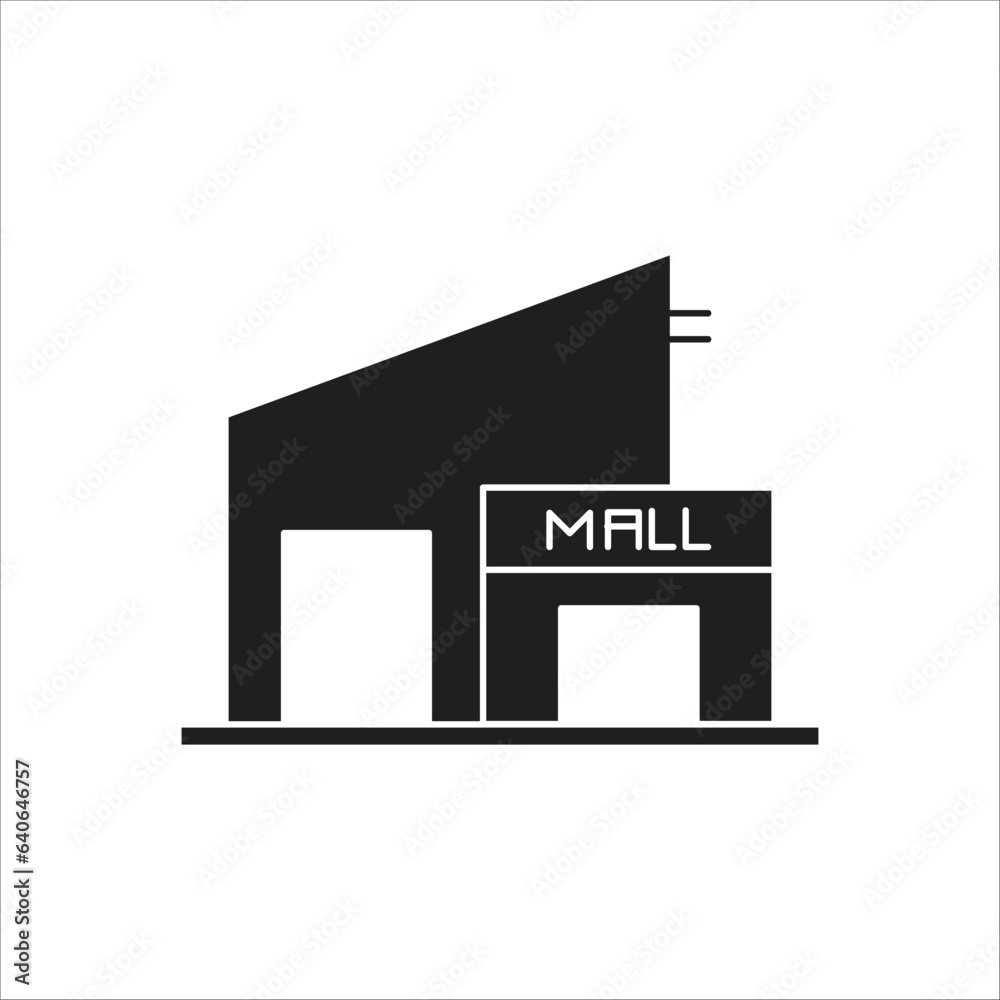 mall vector line icon template mall vector line icon template