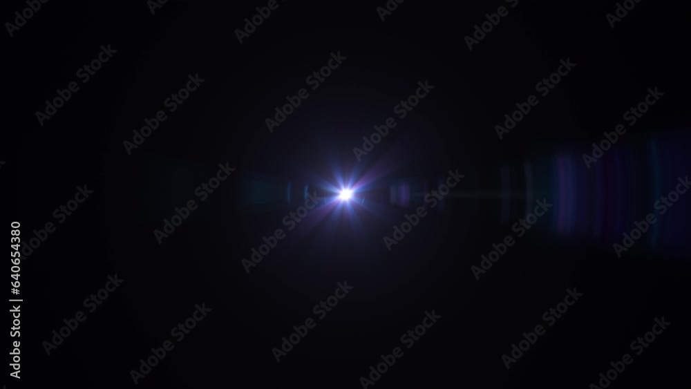 Loop center flickering glow blue purple star sun lights optical lens flares ray shine light animation art abstract on black background for screen project overlay Loop center flickering glow blue purple star sun lights optical lens flares ray shine light animation art abstract on black background for screen project overlay