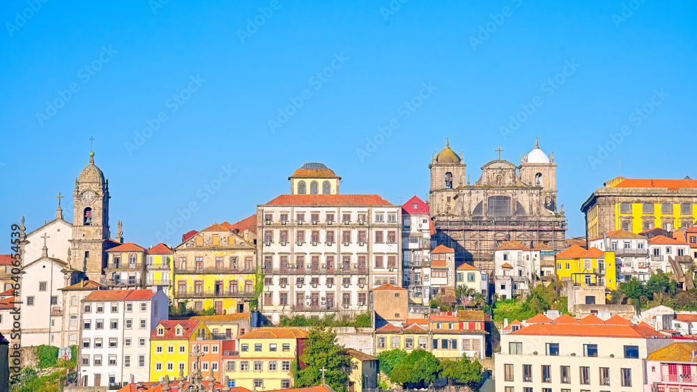 Cityscape and skyline of Porto City in Portugal