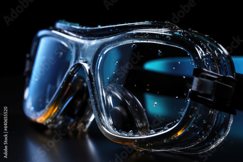 An exclusive glimpse into cutting-edge safety goggles engineered specifically for welding and other perilous occupations, showcased in a captivating close-up photograph.