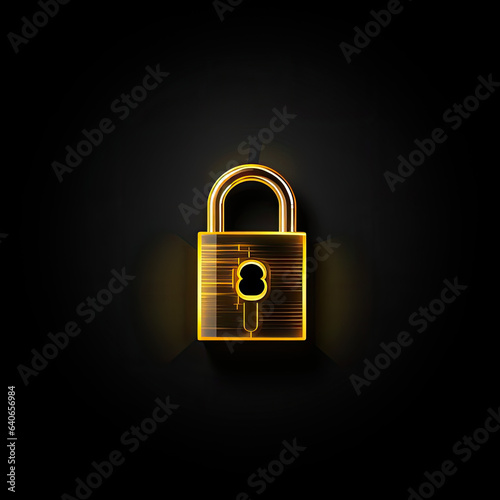 padlock with key