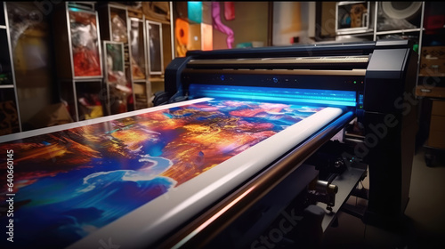 Wallpaper Mural A big digital inkjet printing machine Torontodigital.ca