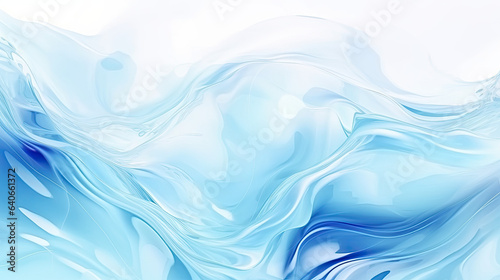 Abstract water ocean wave, blue, aqua, teal texture. Blue and white water wave web banner Graphic Resource as background for ocean wave abstract (generative ai) 