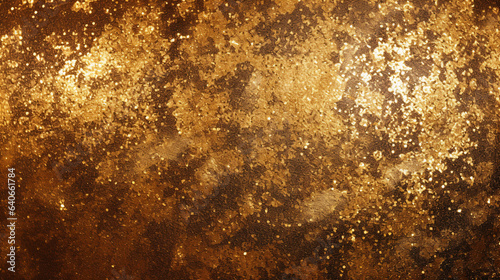 Shiny sparkling glitter texture gold © Boraryn