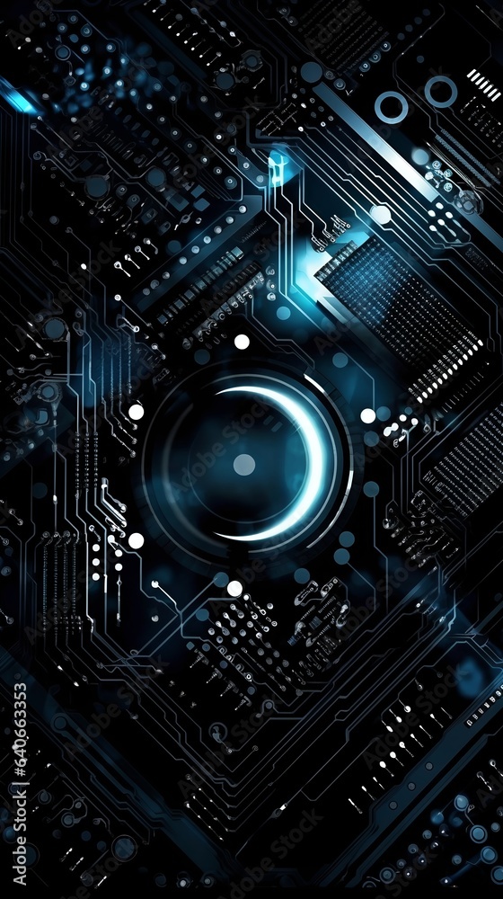 Black background wallpaper for phone, technology concept Black background wallpaper for phone, technology concept