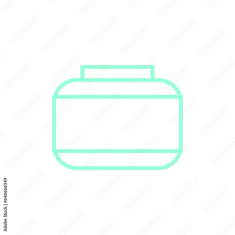 Cosmetic cream container icon