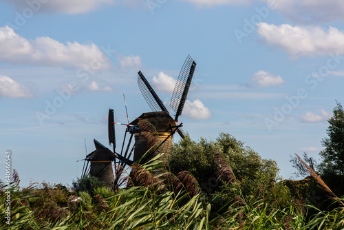 Les moulins à vent de Kinderdijk, Pays-Bas, Classés au patrimoine mondial de l'UNESCO photo