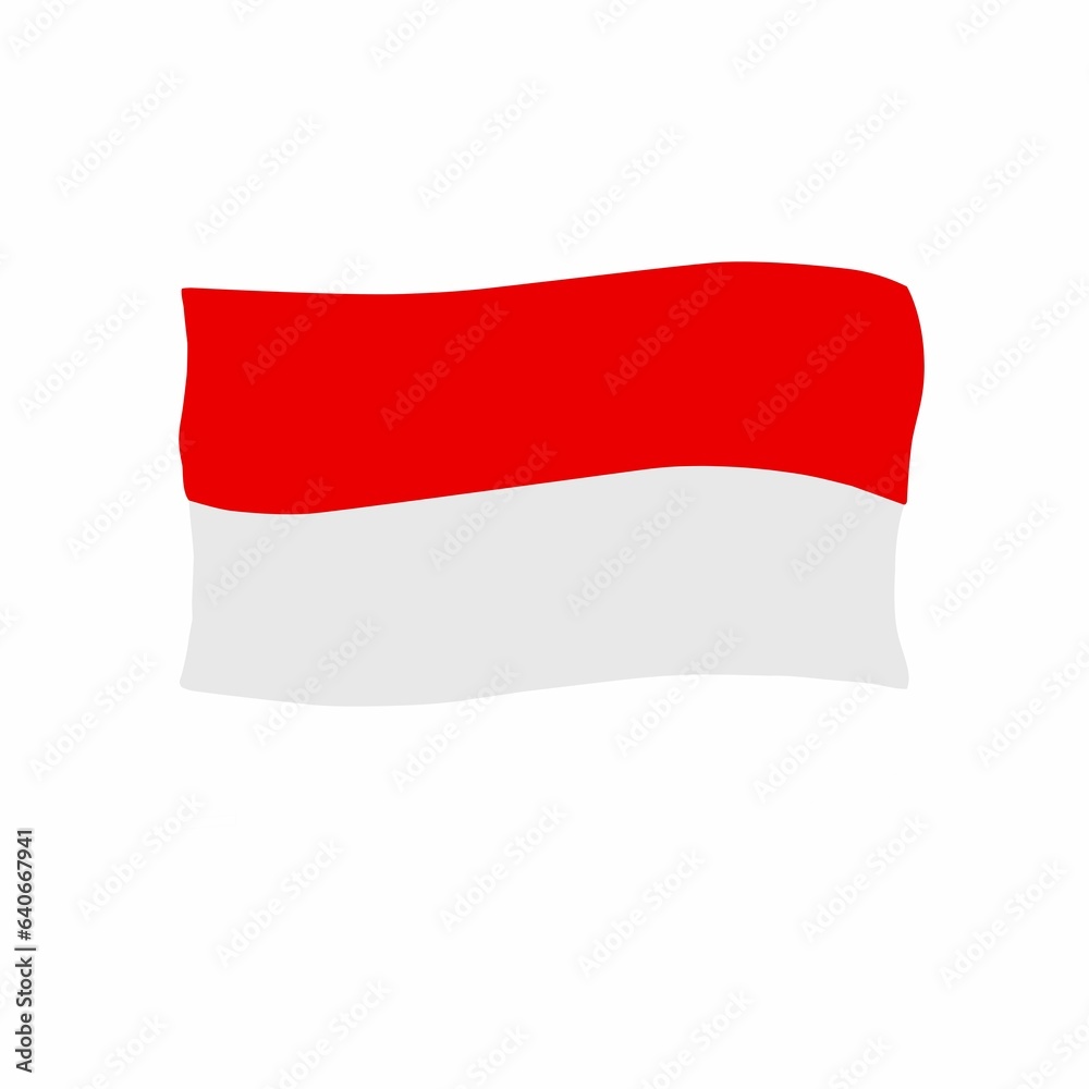 flag red and white Indonesian flag red and white Indonesian