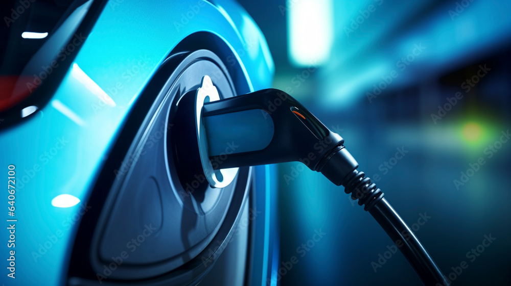 Electro car. Created with generative Ai technology. Electro car. Created with generative Ai technology.