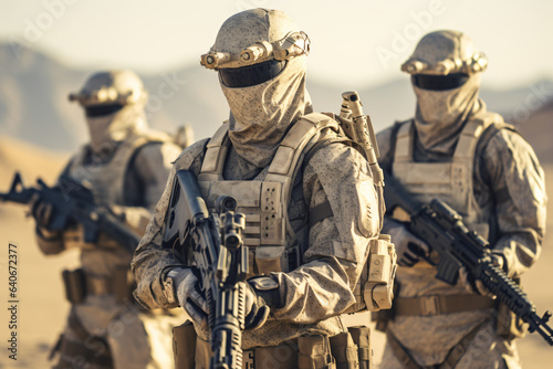 valiant and brave soldiers holding guns, veterans day