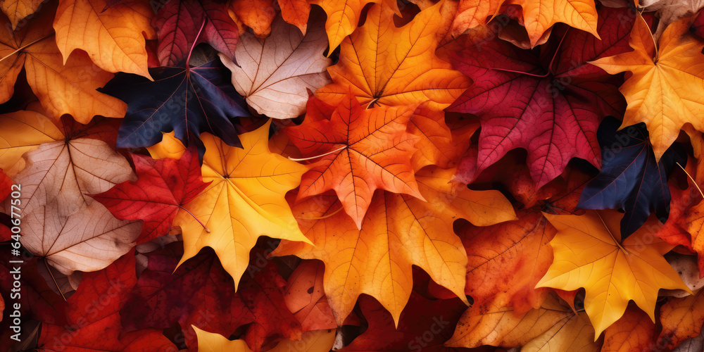 Autumn Leaves Abstract Background