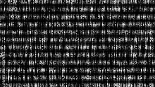 Style texture or pattern background. Futuristic abstract matrix backdrop. Visualization of big data. Broken screen virus. Vector illustration.