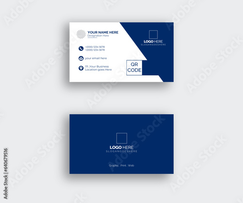 Modern and creative corporate business card design template Clean professional business card template, visiting card, business card template.new colorful design template 