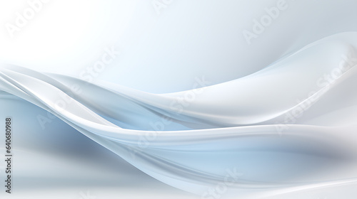 white wave abstact background texture, ai generated © Bogdan