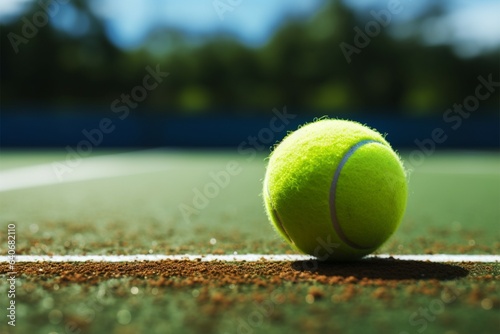 Green court buzz, Setting prepared for exhilarating tennis match action © Jawed Gfx