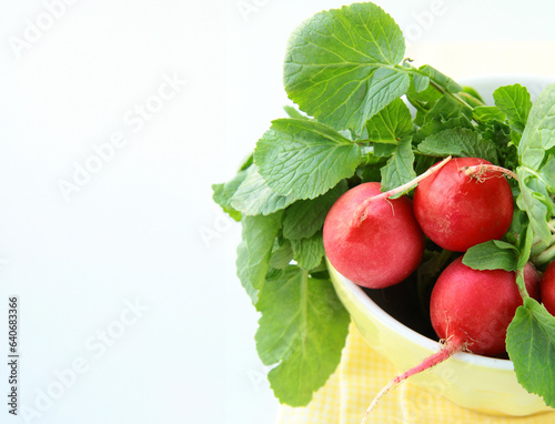organic radish vegetables for healthy eating