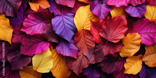 Autumn Leaves Abstract Background © LadyAI