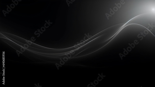 black wave abstact background texture, ai generative