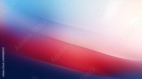 red and blue wave abstract background, texture, ai generative