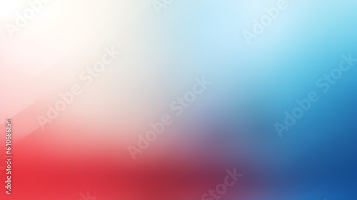 red and blue wave abstract background, texture, ai generative