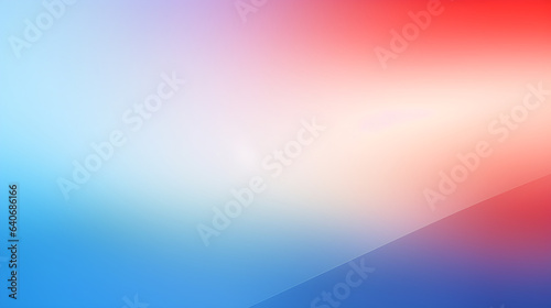 red and blue wave abstract background, texture, ai generative
