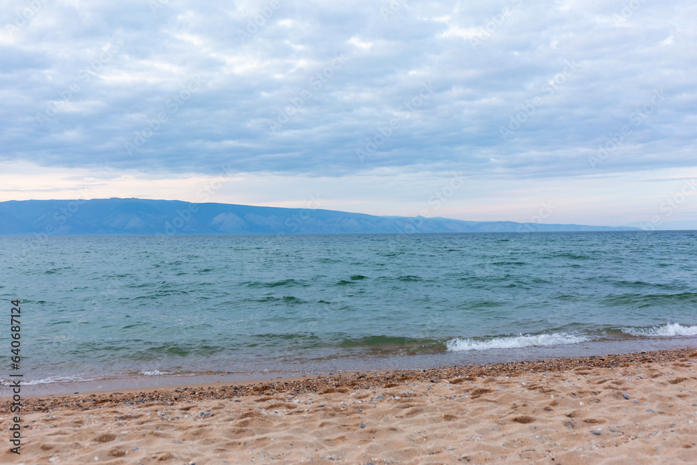 Baikal Lake Long Sand Olkhon Beach
