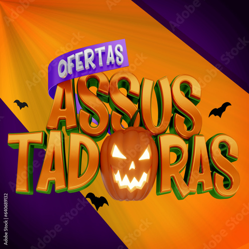 selo 3d ''ofertas assustadoras''.