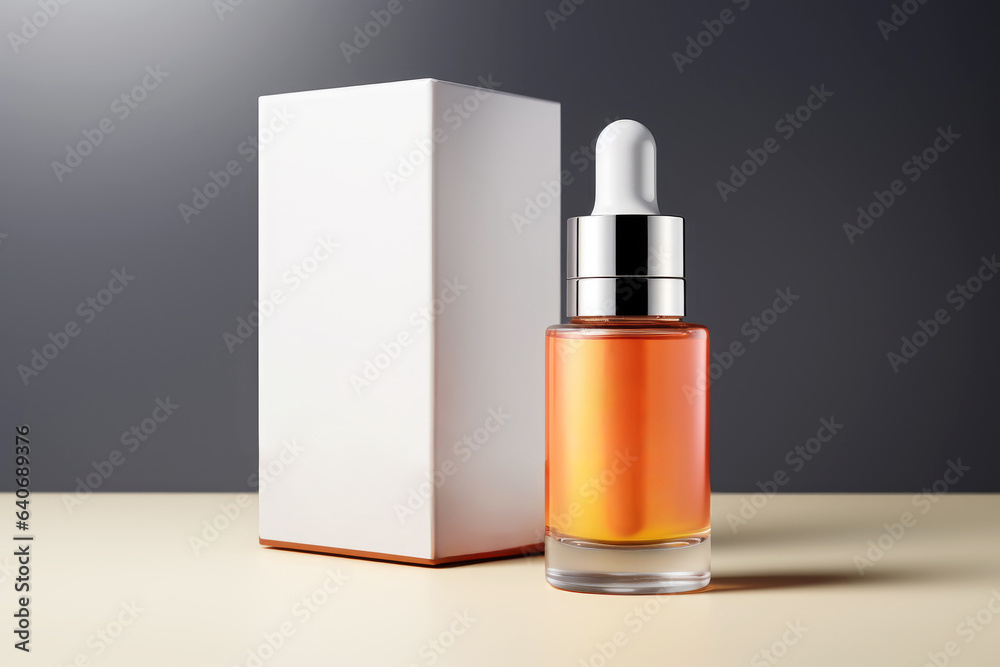 Mockup Of Beauty Serum Product Bottle Mockup Of Beauty Serum Product Bottle
