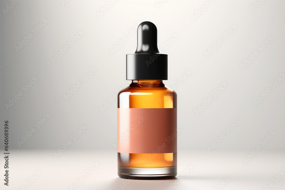 Mockup Of Beauty Serum Product Bottle