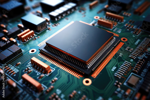 Small Microprocessor Microcontroller Chip