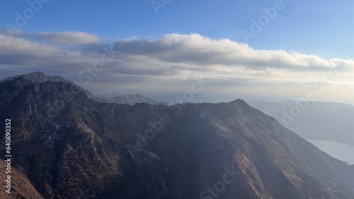 Mountains, sky and Lake Como at an altitude of 2,000 meters © Эля Позднякова
