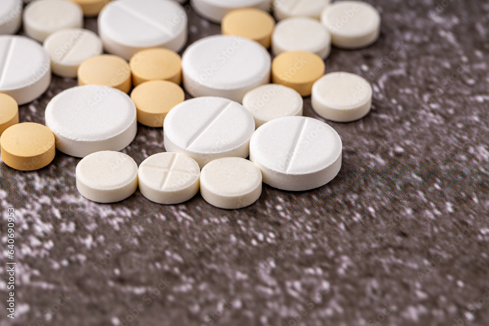 Variety of medicines and drugs.Medicine and healthcare concept. Variety of medicines and drugs.Medicine and healthcare concept.